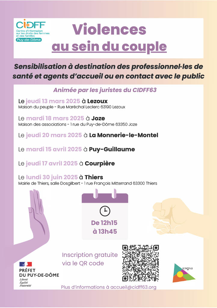 Sensibilisation aux violences intra-familiales