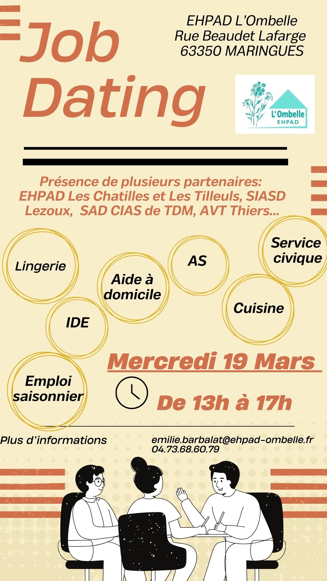 Job dating EHPAD Maringues