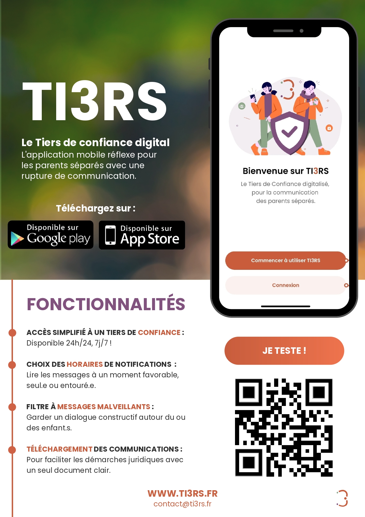 Flyer appli TI3RS